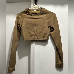 Long sleeve crop top